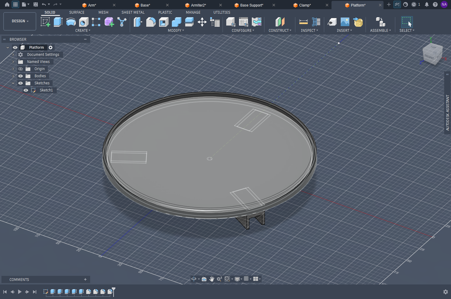 Tray CAD